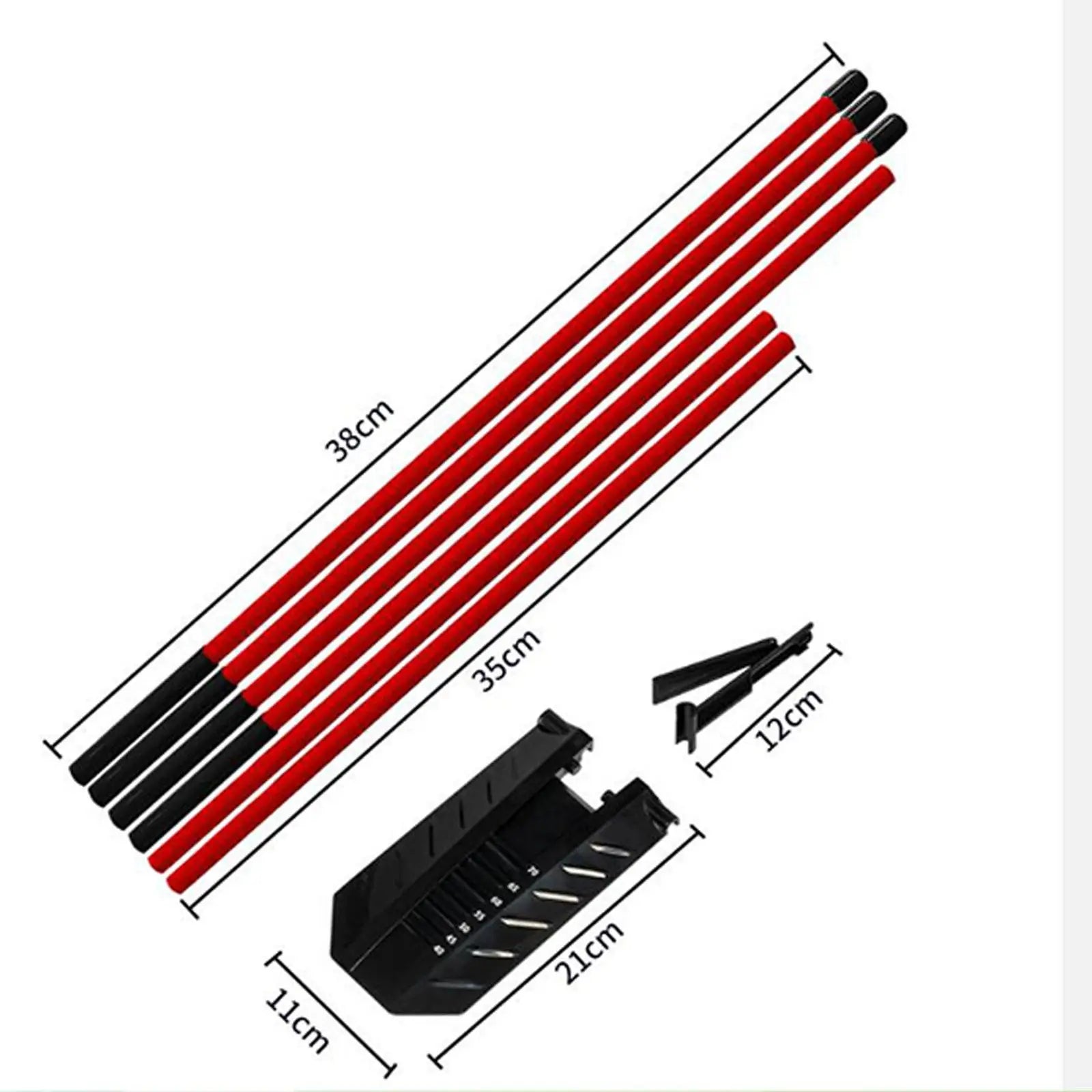 Golf Alignment Stick Holder for Swing Path Drills
