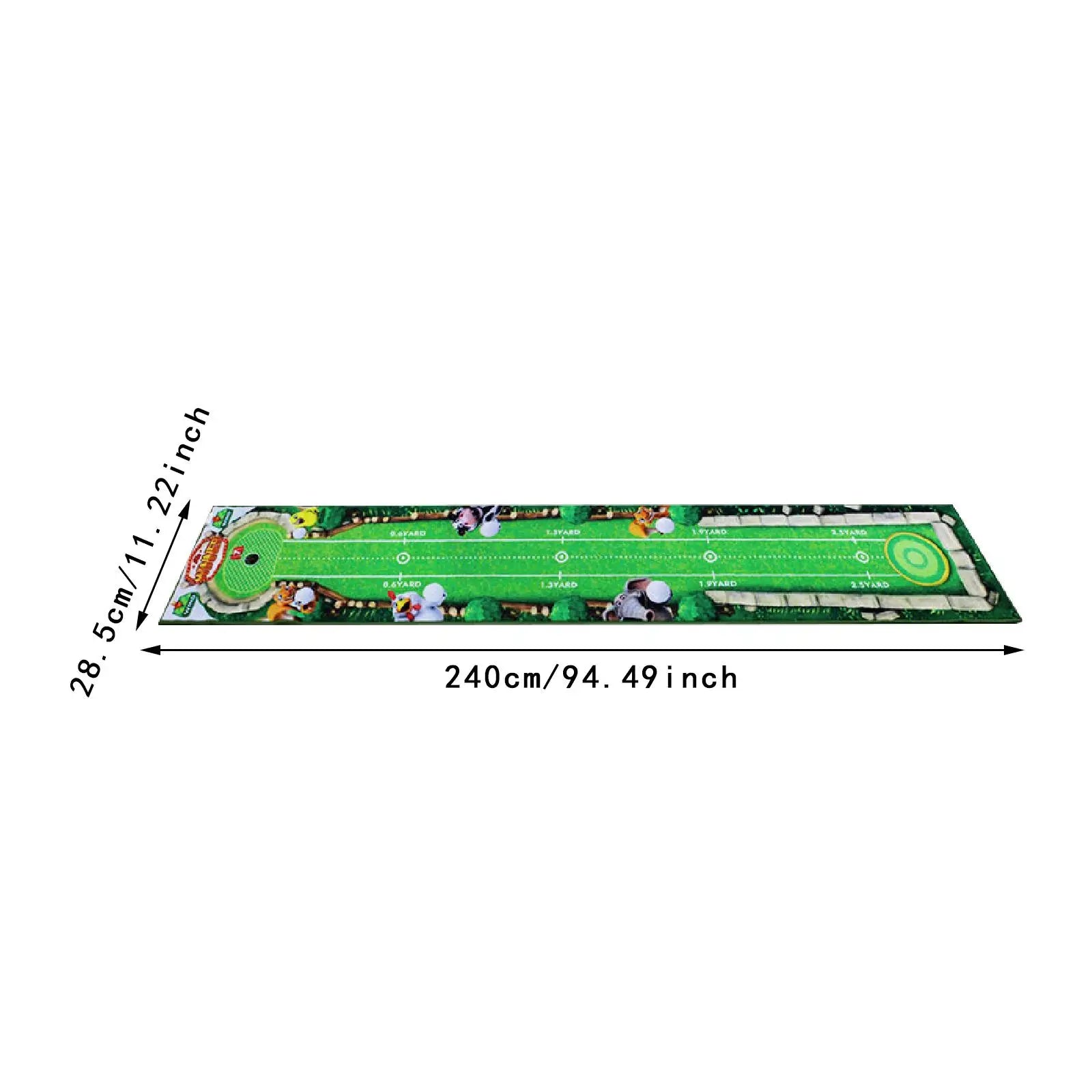 Portable Golf Putting Mat for Home & Garden