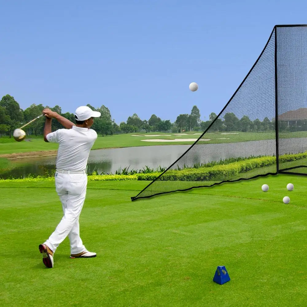 Indoor Golf Hitting Net with Side Extensions