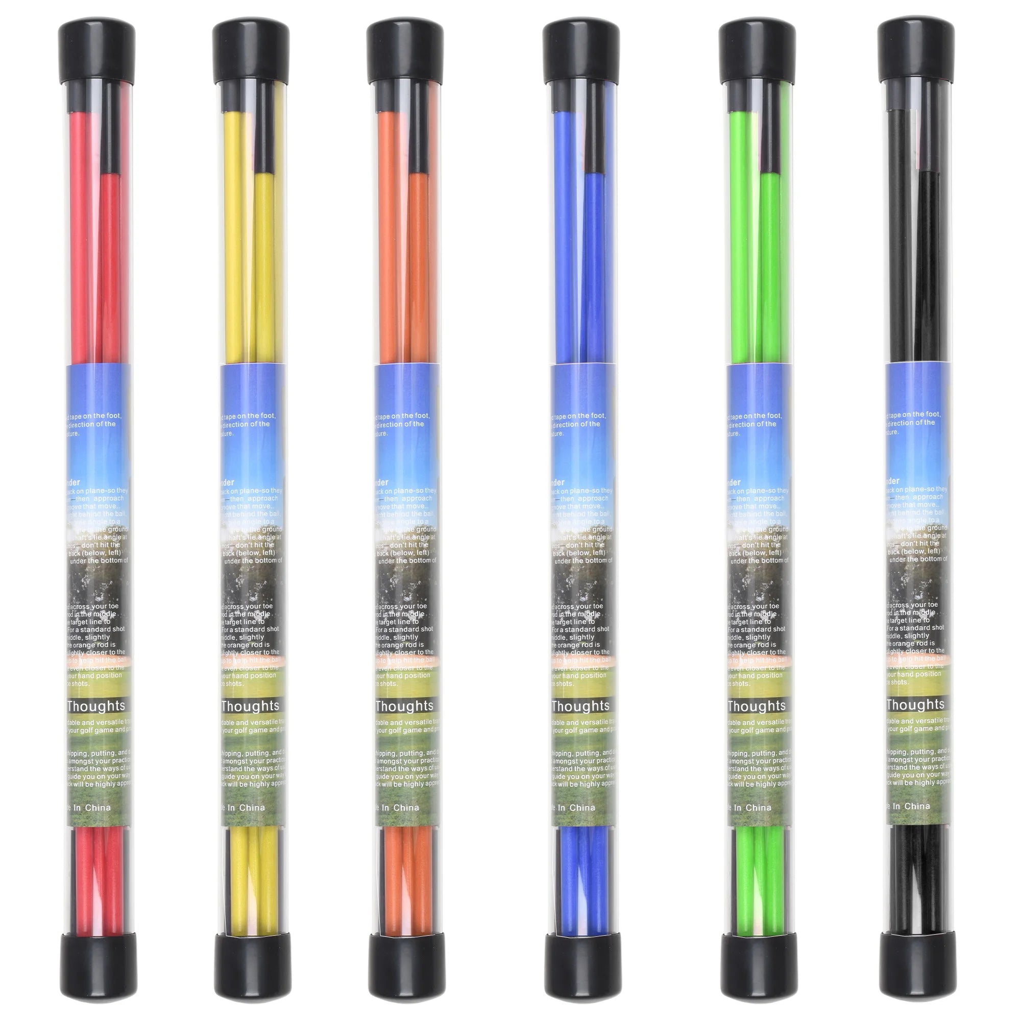Collapsible Golf Alignment Sticks (2 Sets)