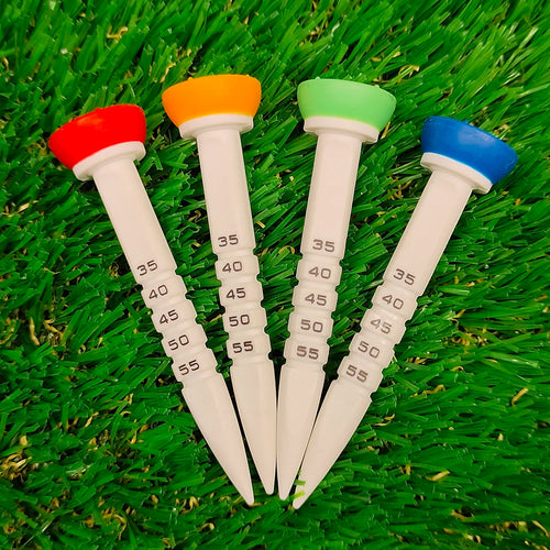 Adjustable Rubber Golf Tees (4-Pack)