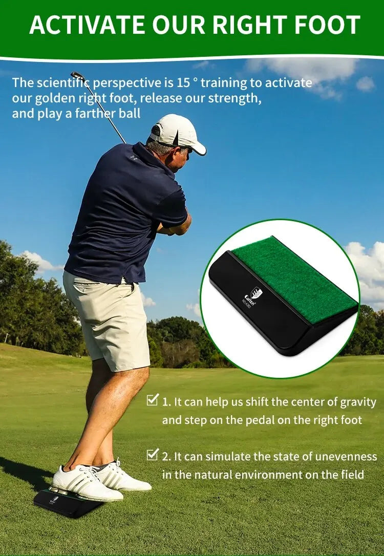 Golf Weight Shift Trainer for Swing Stability
