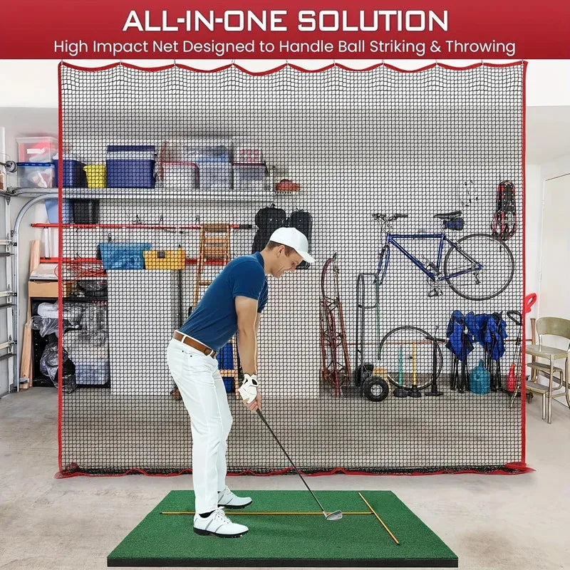 10x10ft Heavy-Duty Golf Practice Net