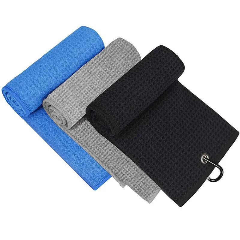 Microfibre golf towel, soft and absorbent