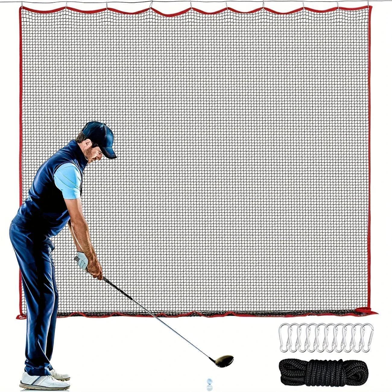 10x10ft Heavy-Duty Golf Practice Net