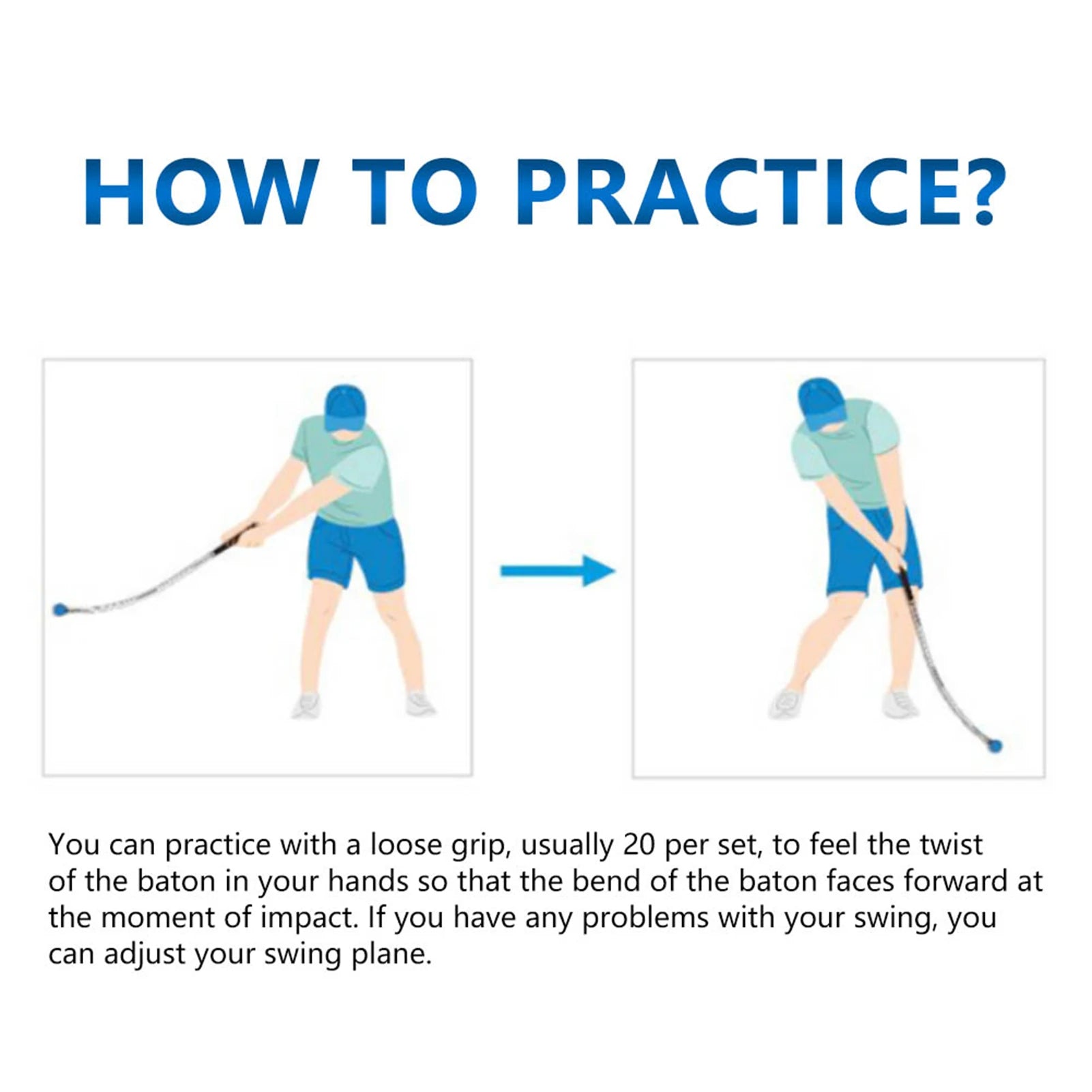 Weighted Golf Swing Trainer for Tempo & Strength