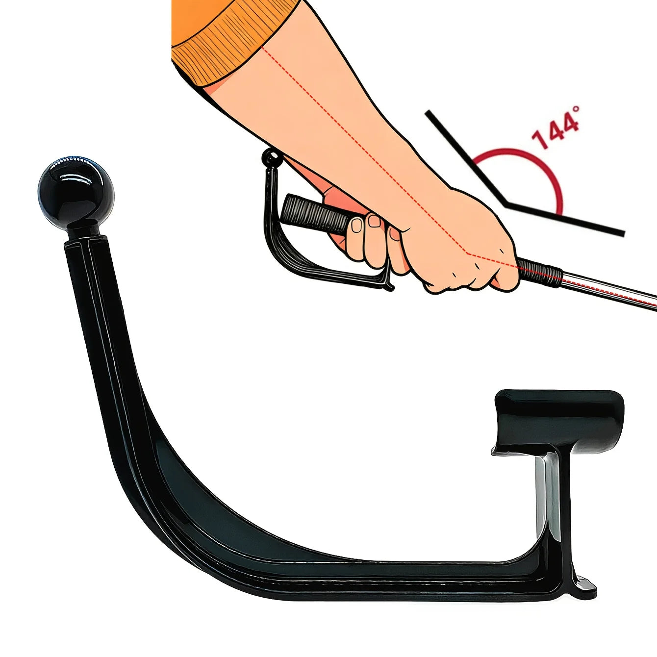 Golf Wrist Trainer for Wrist Hinge & Lag