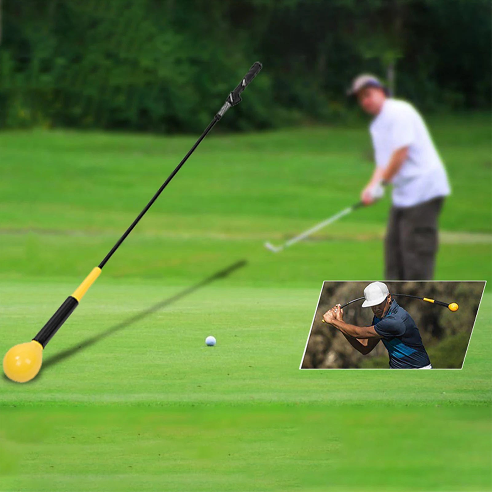 Weighted Golf Swing Trainer for Tempo & Strength