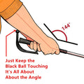 Golf wrist trainer, wrist hinge training aid