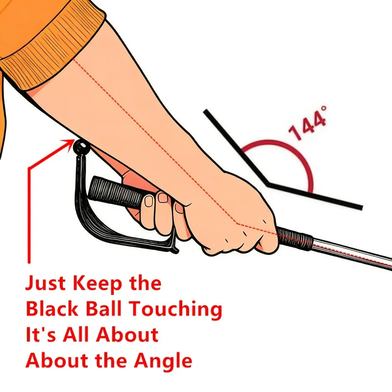 Golf wrist trainer, wrist hinge training aid