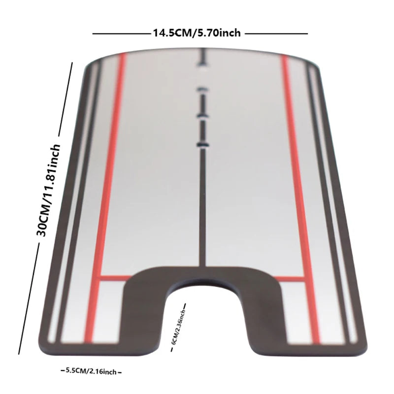 Golf Putting Mirror for Eye-Line & Alignment