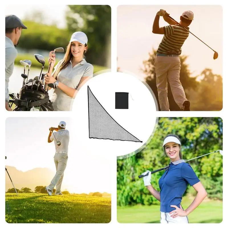 Indoor Golf Hitting Net with Side Extensions