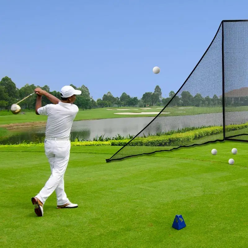 Indoor Golf Hitting Net with Side Extensions