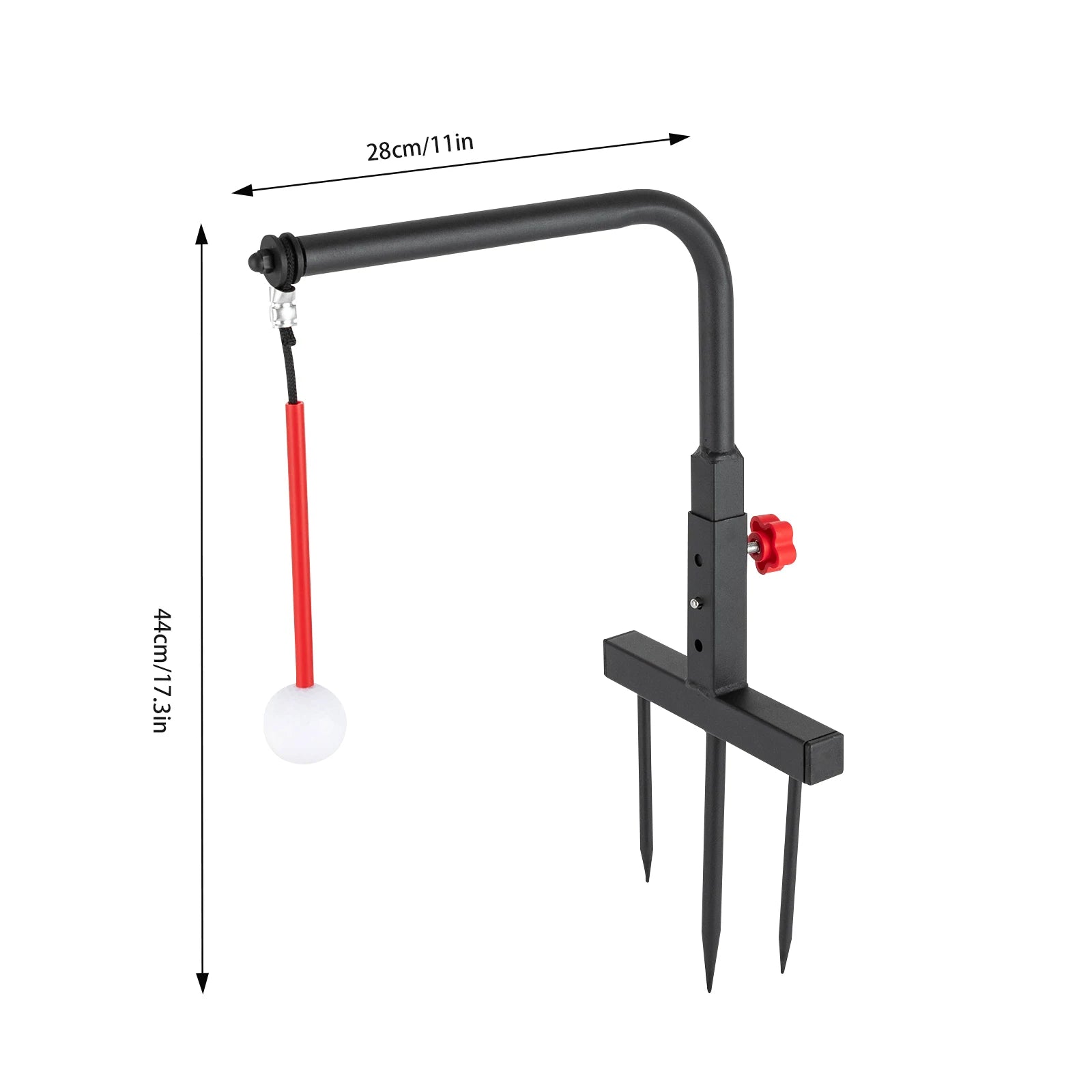 Golf Swing Plane Trainer with Practice Ball