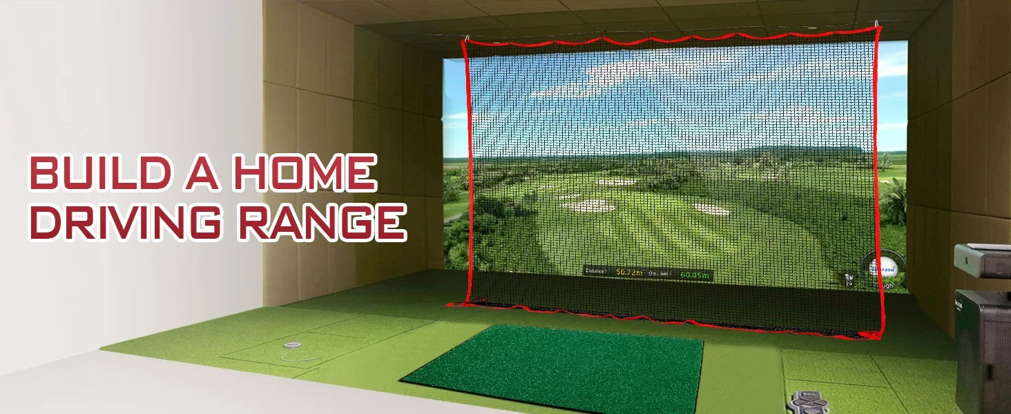 10x10ft Heavy-Duty Golf Practice Net