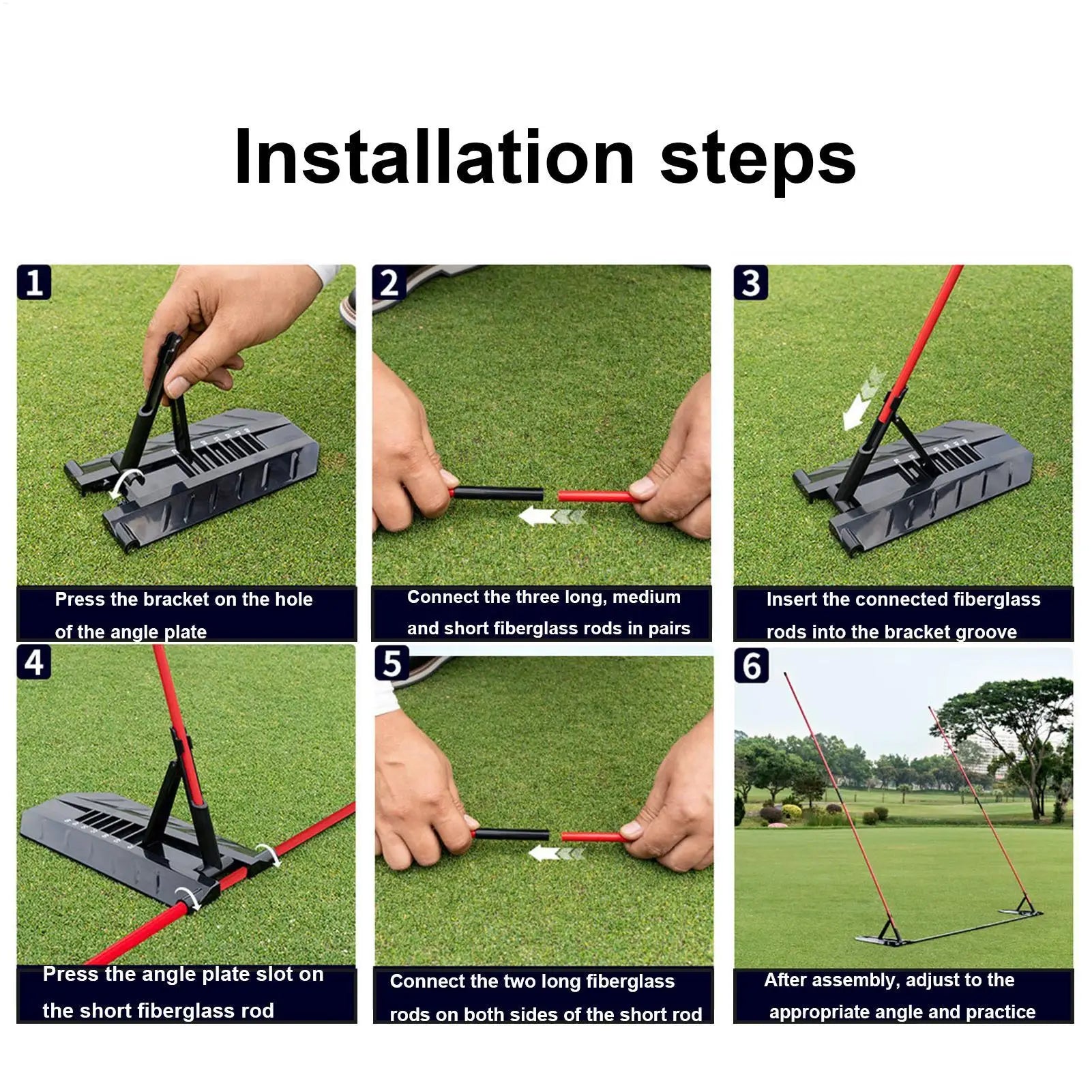 7-Angle Golf Swing Corrector Training Aid