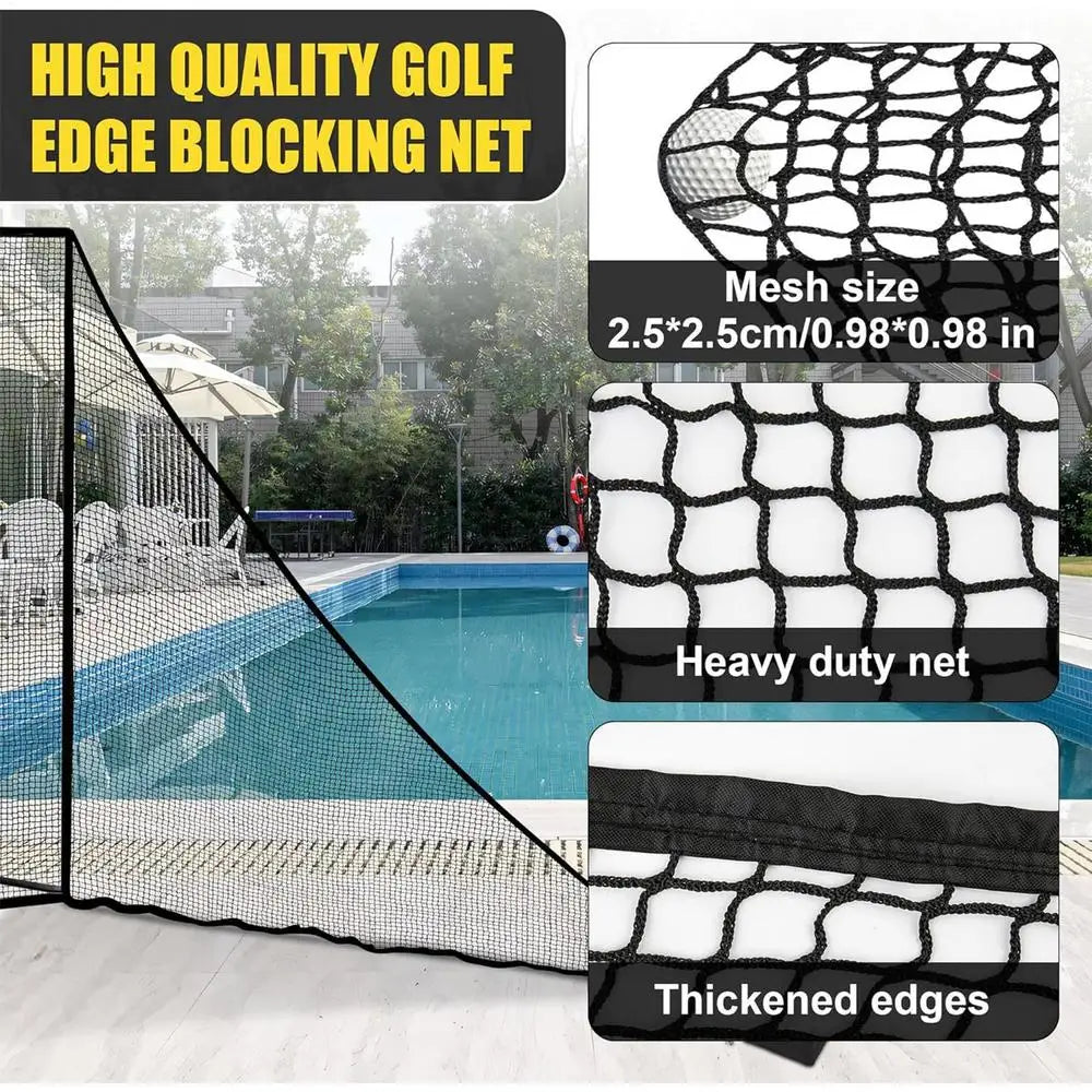 Indoor Golf Hitting Net with Side Extensions
