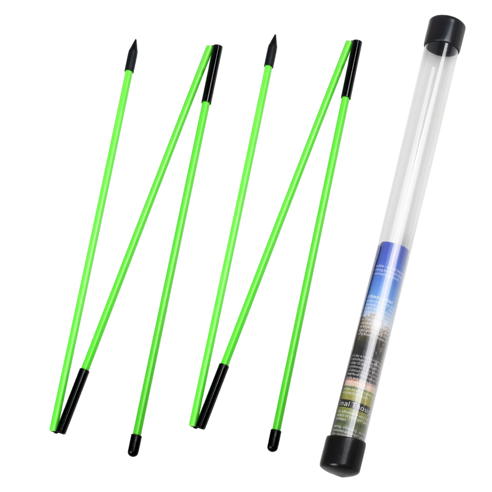 Collapsible Golf Alignment Sticks (2 Sets)