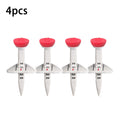 Adjustable Rubber Golf Tees (4-Pack)